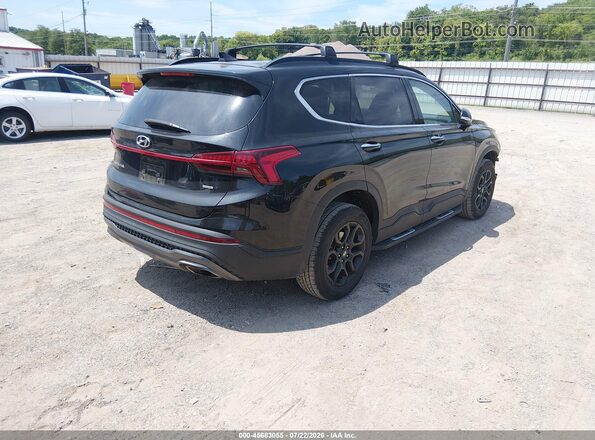 5NMS6DAJ4PH490748 2023 HYUNDAI SANTA FE Black Задня права чверть