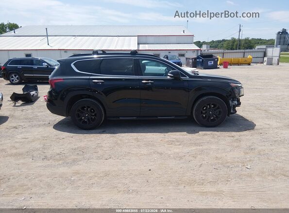5NMS6DAJ4PH490748 2023 HYUNDAI SANTA FE Black Вид задньої частини салону