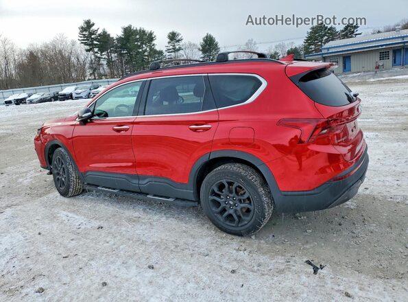 5NMS6DAJ5NH439157 2022 HYUNDAI SANTA Red Trasero izquierdo