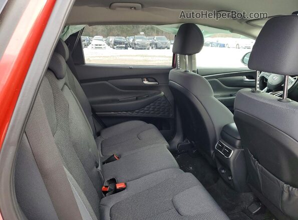 5NMS6DAJ5NH439157 2022 HYUNDAI SANTA Red Vista interior trasera