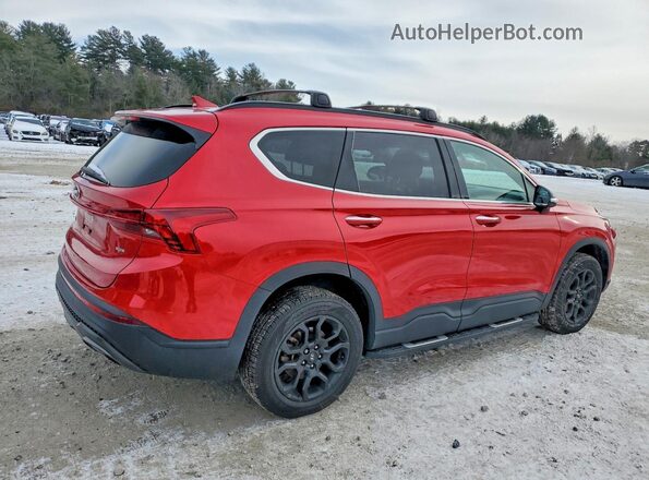 5NMS6DAJ5NH439157 2022 HYUNDAI SANTA Red Trasero derecho