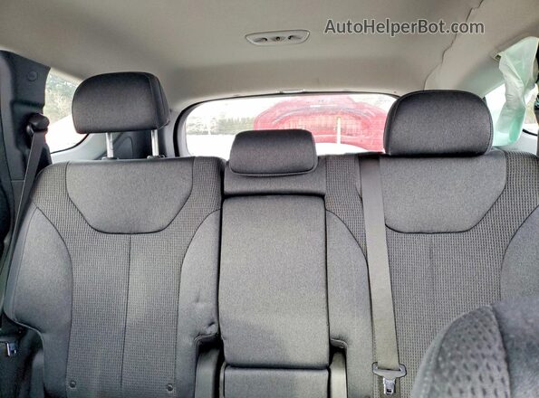 5NMS6DAJ5NH439157 2022 HYUNDAI SANTA Red Vista de los asientos traseros