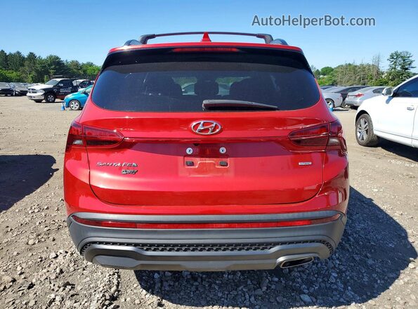 5NMS6DAJ5PH583603 2023 HYUNDAI SANTA Red Вид ззаду