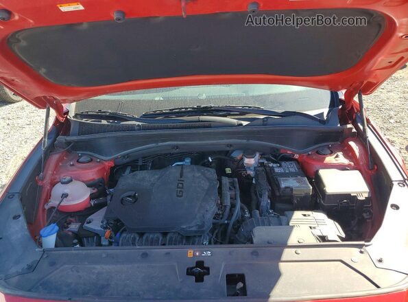 5NMS6DAJ5PH583603 2023 HYUNDAI SANTA Red Вид підкапотного простору