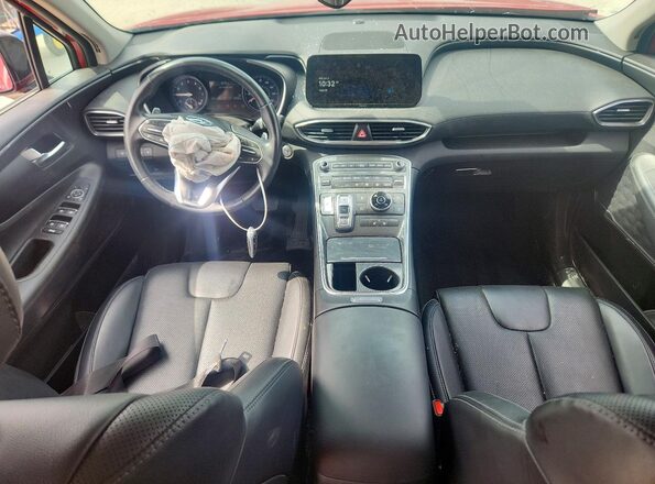 5NMS6DAJ6PH491402 2023 HYUNDAI SANTA Red წინა პანელის ხედი