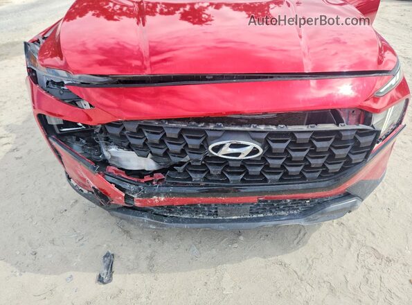 5NMS6DAJ6PH491402 2023 HYUNDAI SANTA Red ძრავის განყოფილების ხედი