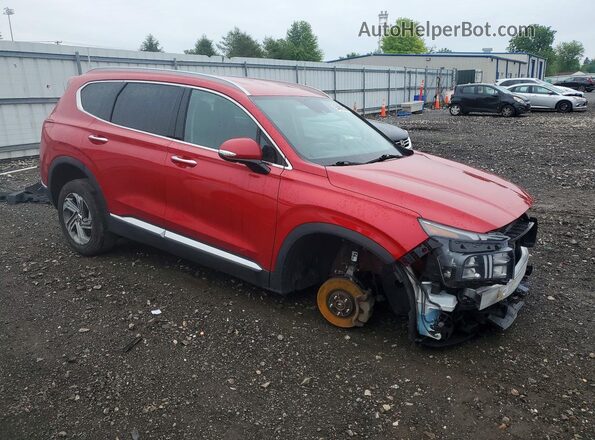 5NMS6DAJ7MH341598 2021 HYUNDAI SANTA Красный Передняя правая четверть