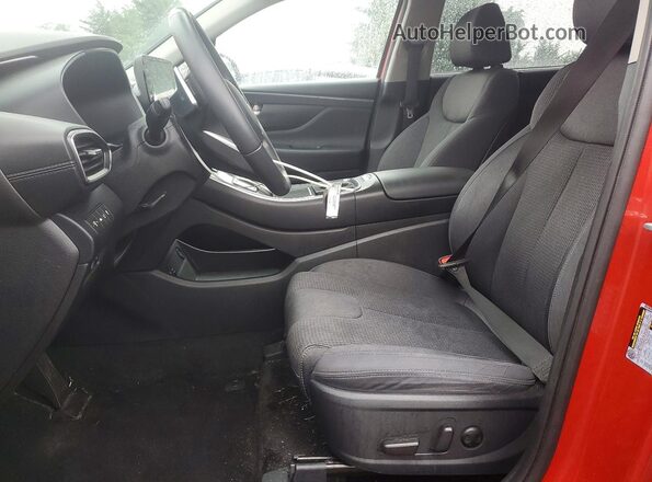 5NMS6DAJ7MH341598 2021 HYUNDAI SANTA Красный Вид салона спереди