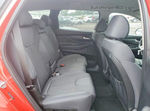 5NMS6DAJ7MH341598 2021 HYUNDAI SANTA Красный Вид задней части салона