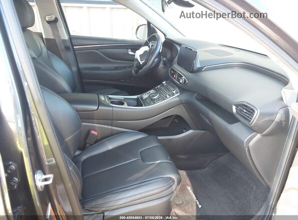 5NMS6DAJ7PH608775 2023 HYUNDAI SANTA FE Gray Widok wnętrza z przodu