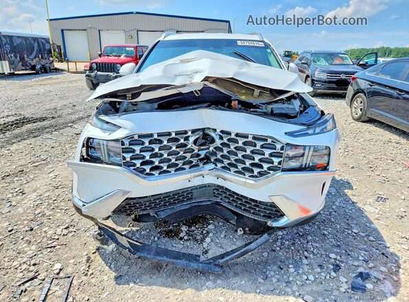 5NMS6DAJ8MH369331 2021 HYUNDAI SANTA White წინა ხედი