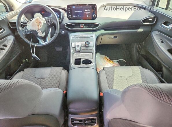 5NMS6DAJ8MH369331 2021 HYUNDAI SANTA White წინა პანელის ხედი