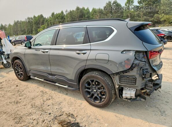 5NMS6DAJXNH387122 2022 HYUNDAI SANTA Gray Задня ліва чверть