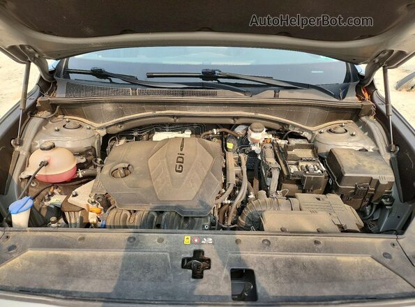 5NMS6DAJXNH387122 2022 HYUNDAI SANTA Gray Вид підкапотного простору