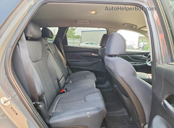 5NMS6DAJXNH387122 2022 HYUNDAI SANTA Gray Вид задньої частини салону