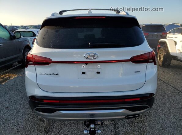 5NMS6DAJXNH421348 2022 HYUNDAI SANTA White Widok z tyłu
