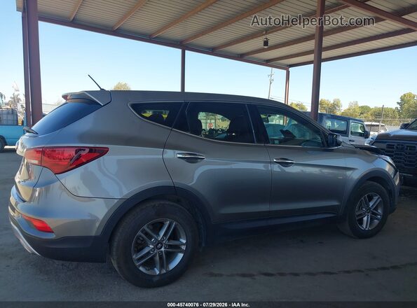 5NMZT3LB0JH078065 2018 HYUNDAI SANTA FE SPORT Gray Rear interior view