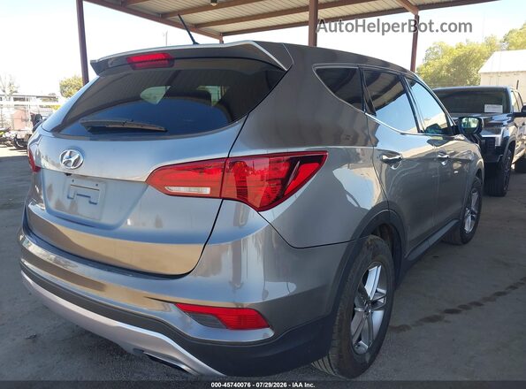 5NMZT3LB0JH078065 2018 HYUNDAI SANTA FE SPORT Gray Rear right