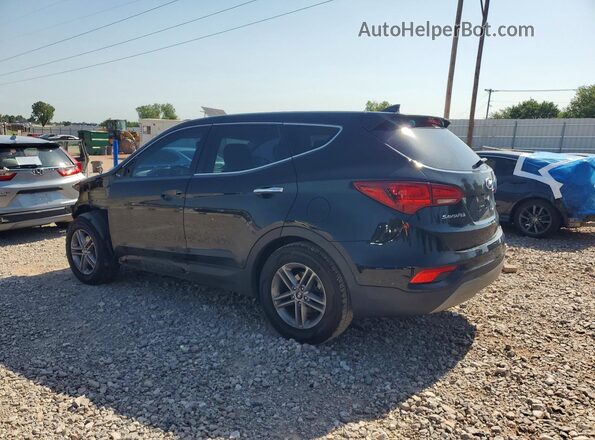 5NMZT3LB1HH046347 2017 HYUNDAI SANTA Black Задня ліва чверть