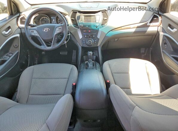5NMZT3LB2JH071943 2018 HYUNDAI SANTA Gray Вид панелі приладів