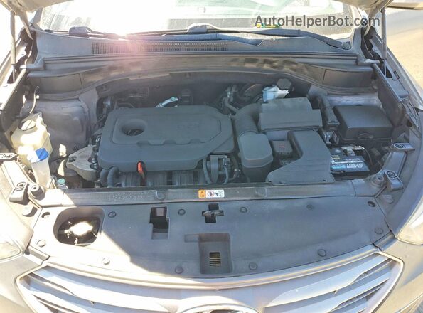 5NMZT3LB2JH071943 2018 HYUNDAI SANTA Gray Вид підкапотного простору