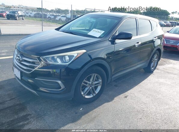 5NMZT3LB2JH080951 2018 HYUNDAI SANTA FE SPORT Black Front left