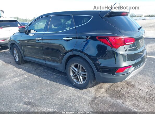 5NMZT3LB2JH080951 2018 HYUNDAI SANTA FE SPORT Black Rear left
