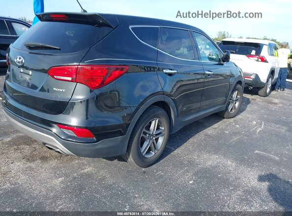 5NMZT3LB2JH080951 2018 HYUNDAI SANTA FE SPORT Black Rear right