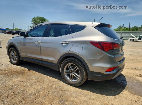 5NMZT3LB3JH101726 2018 HYUNDAI SANTA Silver Задня ліва чверть