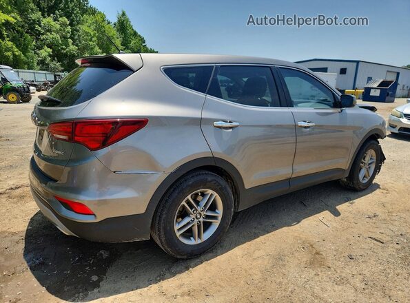 5NMZT3LB3JH101726 2018 HYUNDAI SANTA Silver Задня права чверть