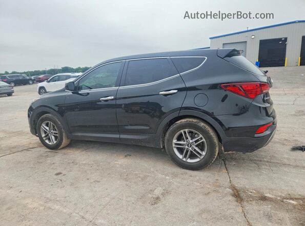 5NMZT3LB4JH058448 2018 HYUNDAI SANTA Black Rear left