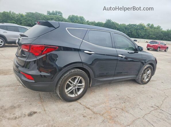5NMZT3LB4JH058448 2018 HYUNDAI SANTA Black Rear right
