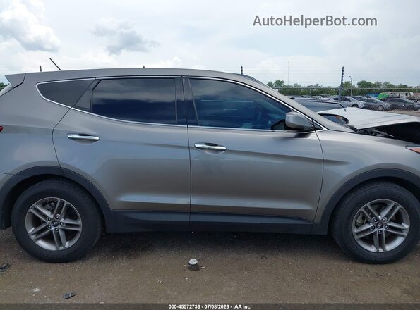 5NMZT3LB4JH071622 2018 HYUNDAI SANTA FE SPORT Серый Вид задней части салона