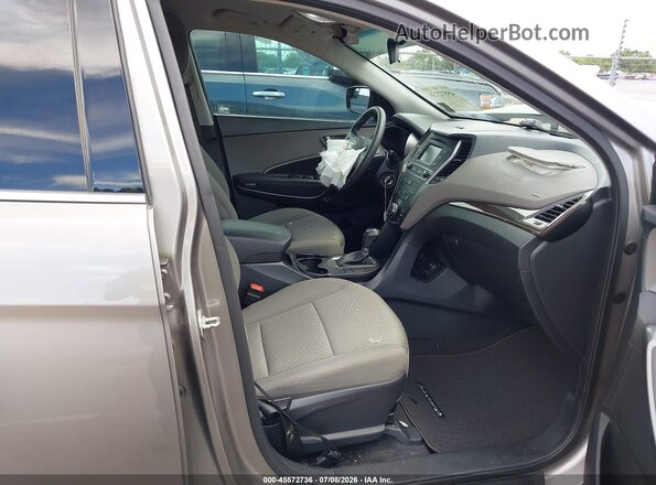 5NMZT3LB4JH071622 2018 HYUNDAI SANTA FE SPORT Серый Вид салона спереди