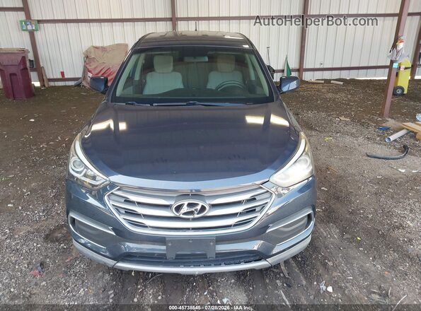 5NMZT3LB4JH082927 2018 HYUNDAI SANTA FE SPORT Blue Դիմացի տեսք