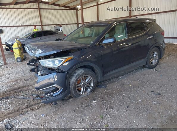 5NMZT3LB6HH024442 2017 HYUNDAI SANTA FE SPORT Gray Առջևի ձախ երեք քառորդ տեսարան