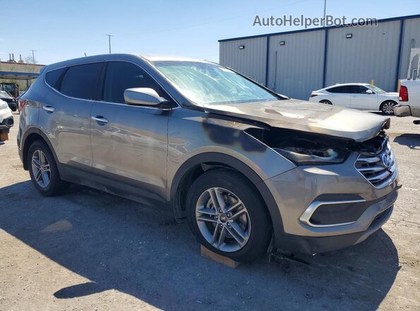 5NMZT3LB7JH098829 2018 HYUNDAI SANTA Gray Առջևի աջ