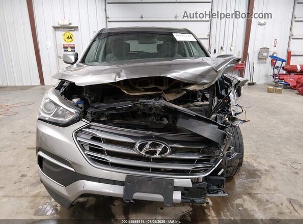 5NMZT3LB8JH070926 2018 HYUNDAI SANTA FE SPORT Серый Вид задней части салона