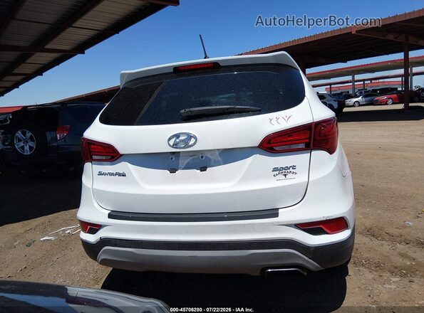 5NMZT3LB8JH098970 2018 HYUNDAI SANTA FE SPORT White 