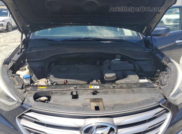 5NMZT3LB9HH041400 2017 HYUNDAI SANTA Gray Rear interior view