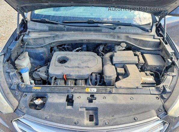 5NMZTDLB1HH001107 2017 HYUNDAI SANTA Blue უკანა სალონის ხედი