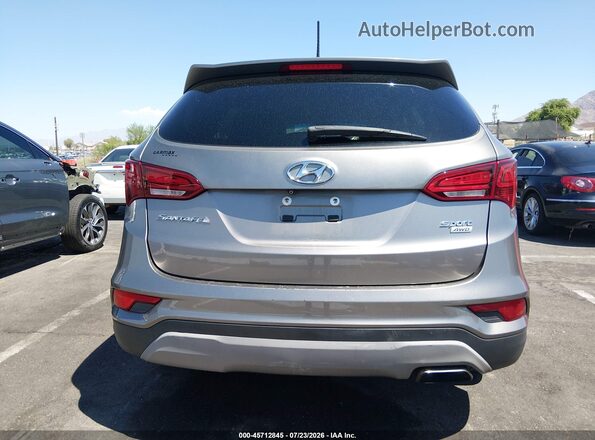 5NMZTDLB2JH089722 2018 HYUNDAI SANTA FE SPORT Gray 