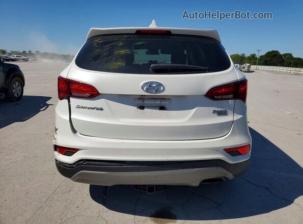 5NMZTDLB4HH004826 2017 HYUNDAI SANTA White Widok z tyłu
