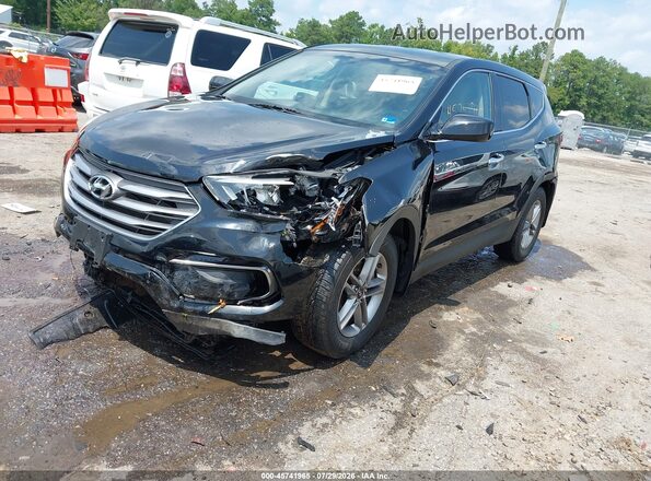 5NMZTDLB8HH043533 2017 HYUNDAI SANTA FE SPORT Black Przód lewy