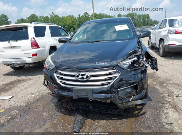 5NMZTDLB8HH043533 2017 HYUNDAI SANTA FE SPORT Black Widok zestawu wskaźników