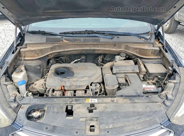 5NMZTDLB8JH080278 2018 HYUNDAI SANTA Blue Widok komory silnika