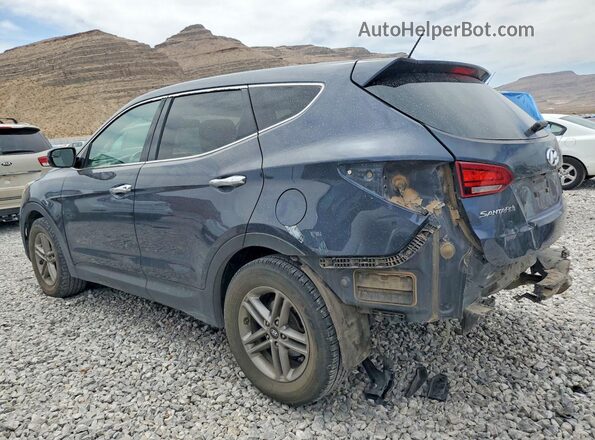 5NMZTDLB8JH080278 2018 HYUNDAI SANTA Blue Tył lewy