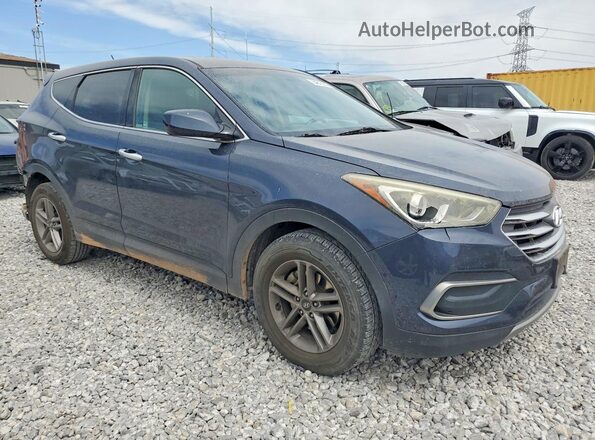 5NMZTDLB8JH080278 2018 HYUNDAI SANTA Blue Przód prawy