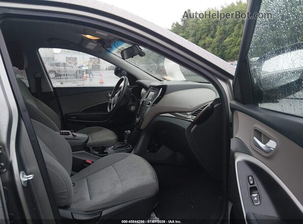 5NMZTDLB9HH023355 2017 HYUNDAI SANTA FE SPORT Gray Front interior view