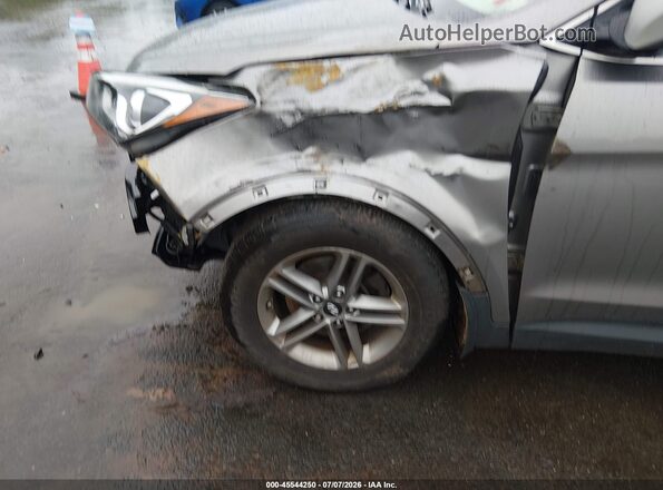 5NMZTDLB9HH023355 2017 HYUNDAI SANTA FE SPORT Gray Front view